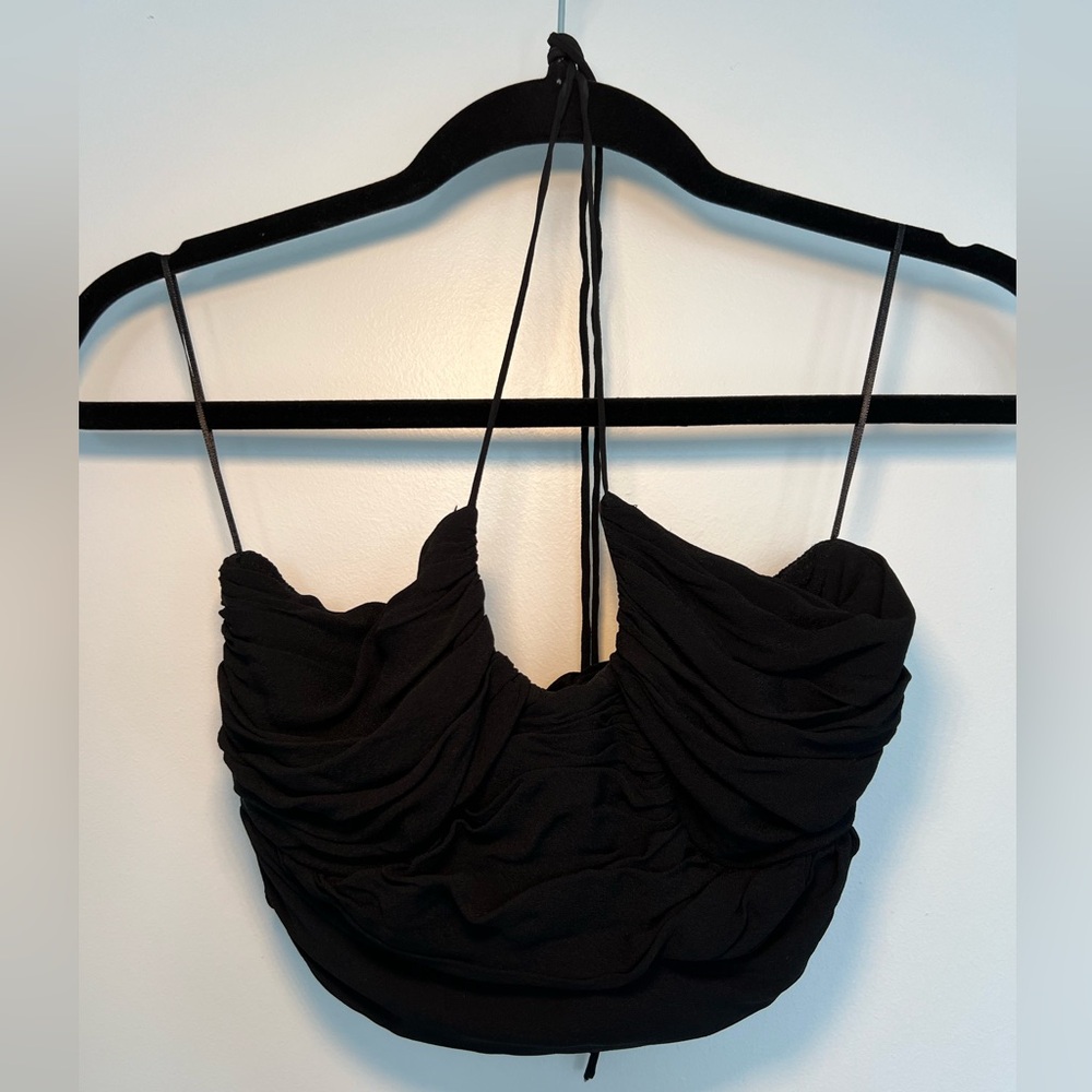 Black Zara Haltertop